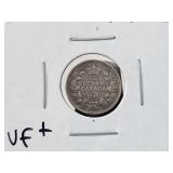 1915 Silver 5 Cents Canada