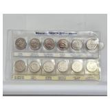 2000 Millenium 25c Set Uncirculated Canada