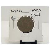 1920 Newfoundland Large Cent King George V