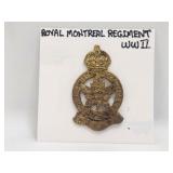 WW2 Royal Montreal Regiment Badge