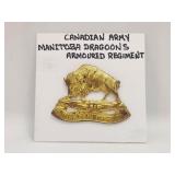 Canadian Army Dragoons Manitoba Badge