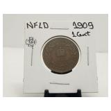 1909 Newfoundland Large Cent King Edward VII