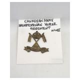 Canadian Army Saskatchewan Horse Regiment Badge