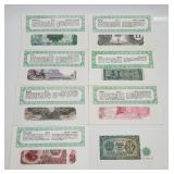 International Banknotes Lot of 8