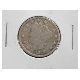 1912 US Shield Nickel 5c