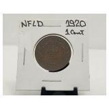 1920 Newfoundland Large Cent King George V