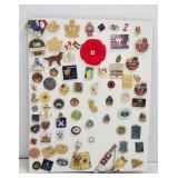 Lapel Pins Lot of 77