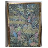 Original Karta Ubud Bali Painting 26' On Textiled