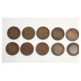 Canada One Cent (10x): 1911-1920 Lot