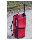 Hockey Bag with Wheels INGEAR - Red