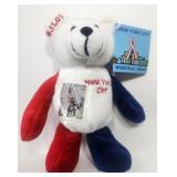 9-11 New York City Memorial Stamp Plush Bear 2002