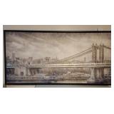 Brooklyn Brdge H29x59 Renwil Art Jonathan Wilner S