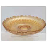 Fruit Tray/Serving Tray Carnival Glass Marigold10'