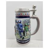 Baseball History Beer Stein Ceramic Brazil AVON