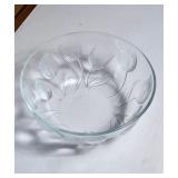 Teleflora Raised Tulip Glass Bowl