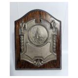 Commemorative Plaque/Shield for Sailing 1930s.