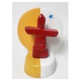 Inukshuk Sculpture Nunavut Flag - Napkin Holder