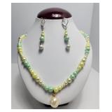 Necklace 26' and Earring Set