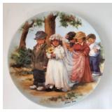 'Here Comes the Bride' Plate Jeanne Down Knowles