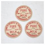 Pure Milk Cardboard Milk Bottle Lid Inserts