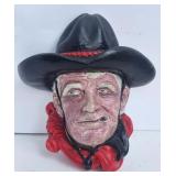 Cowboy Plaster Wall Hanging