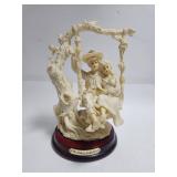 Couple on a Swing Figurine The Natelia Collection