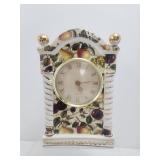 Clock 7' Quartz Desk Mantle Clock Untested