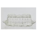 Anchor Hocking Star Pattern Butter Dish
