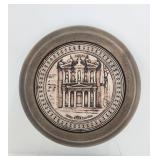 Red Rose City Petra Jordan Round Plaque