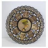 Egyptian Copper Wall Plate 9.5' Metal