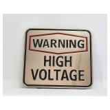 Belt Buckle - Warning High Voltage