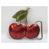 Belt Buckle - Cherries