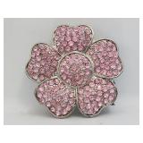 Belt Buckle - Flower - Pink