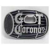 Belt Buckle - Got Corona?
