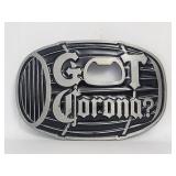Belt Buckle - Got Corona?