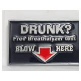 Belt Buckle-Drunk?Free Breathalyzer Test Blow Here