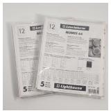 Numis 44 Plastic Coin Sheets Lighthouse 10 Pages