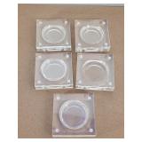 Coin Display Presentation Cases with Capsules