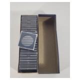 Square coin capsules 36 mm