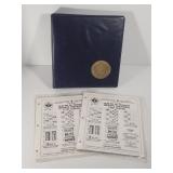 Coin Album with Banknote Pages.