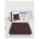Mahogany 2 Coin Presentation Case