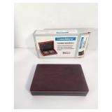 Mahogany 2 Coin Presentation Case