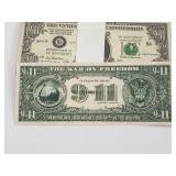 USA Deception Dollars $1 Bundle of 100 Notes