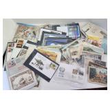 Large Lot Stamps Postal HistoryPostcardsFDCsCovers