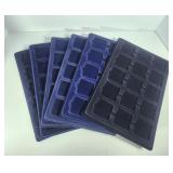 6 Coin Trays 15 Slots 50x50mm
