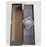 Square coin capsules 36 mm