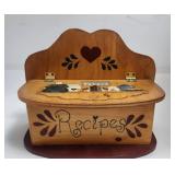 Recipes Box - Wood