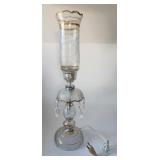Crystal Table Lamp Bohemian Mantel