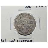 1922 Canada 5 Cents
