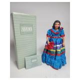 Porcelain Doll Lupita H: 7.5' with Box AVON Mexicn